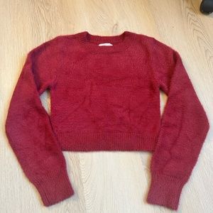 Urban Outfitters, medium cropped red sweater.